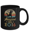 Awesome Since 2016 6th Years Old Dinosaur Birthday Gift Mug Coffee Mug | Teecentury.com