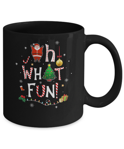 Oh What Fun Christmas Tree Funny Xmas Mug Coffee Mug | Teecentury.com
