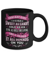 January Girl I Can Be Mean Af Sweet Candy Ice Hell Soldier Depends On You Mug Coffee Mug | Teecentury.com