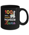 100 Days Of School Shirt Cute No Probllama Llama Mug Coffee Mug | Teecentury.com