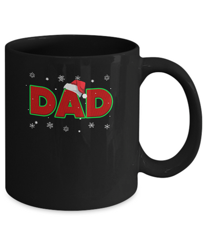 Dad Christmas Santa Ugly Sweater Gift Mug Coffee Mug | Teecentury.com