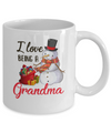 I Love Being A Grandma Snowman Gift For Christmas Day Mug Coffee Mug | Teecentury.com