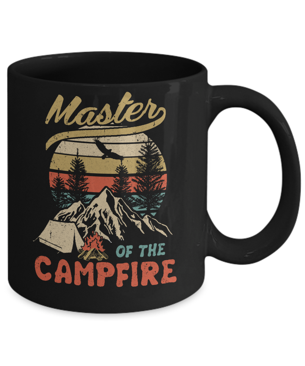 Camping Master Of The Campfire Fathers Mothers Day Gift Mug Coffee Mug | Teecentury.com