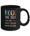Rock The Test Funny School Professor Teacher Joke Mug Coffee Mug | Teecentury.com