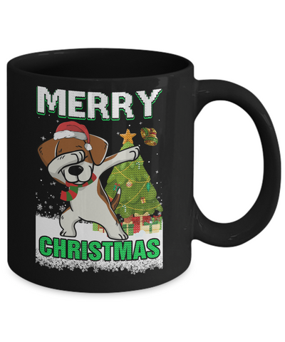 Cute Beagle Claus Merry Christmas Ugly Sweater Mug Coffee Mug | Teecentury.com