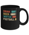 Vintage Drink Beer Watch Football For Gameday Mug Coffee Mug | Teecentury.com