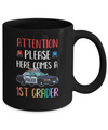 Kids First Day Of School 2022 1st Grade Police Attention Please Mug Coffee Mug | Teecentury.com
