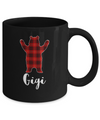 Red Gigi Bear Buffalo Plaid Family Christmas Pajamas Mug Coffee Mug | Teecentury.com