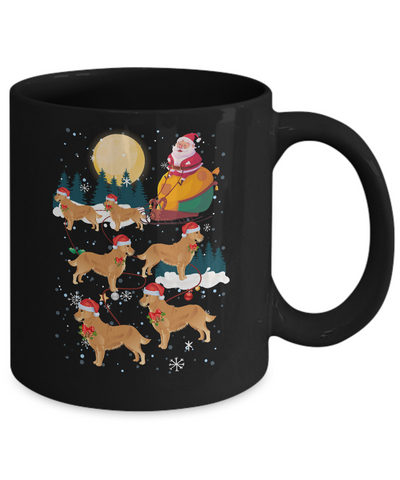 Dog Reindeer Golden Retriever Christmas Gift Mug Coffee Mug | Teecentury.com