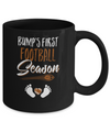 Bump's First Football Season Mommy Mothers Day Mug Coffee Mug | Teecentury.com