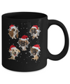 Cute Dog's Christmas Snowflakes Cat Claus Mug Coffee Mug | Teecentury.com