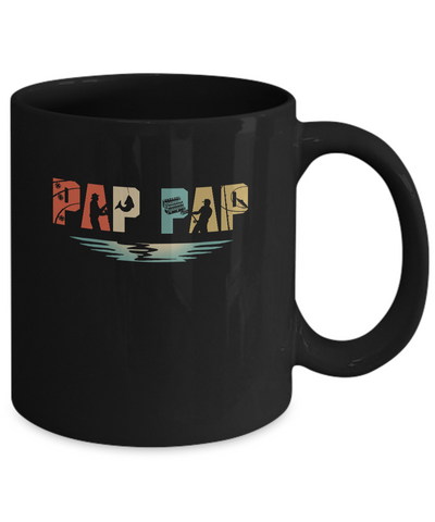 Vintage Fishing Pap Pap Father's Day Gift Mug Coffee Mug | Teecentury.com