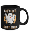 Halloween Let's Get Sheet Faced Mug Coffee Mug | Teecentury.com