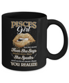 Pisces Girl Knows More Than She Says February March Birthday Mug Coffee Mug | Teecentury.com