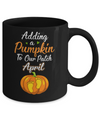 Halloween Pumpkin Pregnancy Mom Due Date In April 2022 Mug Coffee Mug | Teecentury.com