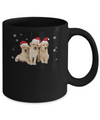 Funny Yellow Labrador Puppies Christmas Dog Gift Mug Coffee Mug | Teecentury.com