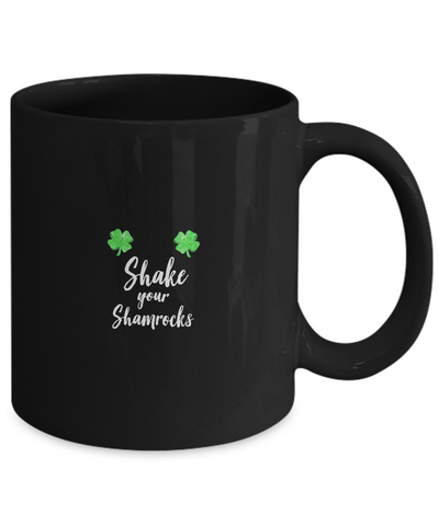 Shake Your Shamrocks St. Patrick's Day Boobs Mug Coffee Mug | Teecentury.com