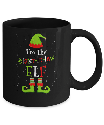 I'm The Sister-In-Law Elf Family Matching Funny Christmas Group Gift Mug Coffee Mug | Teecentury.com