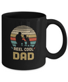 Vintage Father's Day Gift Reel Cool Dad Fishing Mug Coffee Mug | Teecentury.com