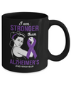 I Am Stronger Than Alzheimer's Awareness Support Mug Coffee Mug | Teecentury.com