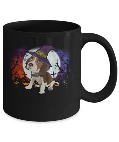 Cute Halloween Beagle Puppy Pumpkins Mug Coffee Mug | Teecentury.com
