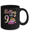 9 Years Old Birthday Girls Roller Skates 80's 9th Birthday Mug Coffee Mug | Teecentury.com