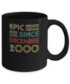 Epic Since December 2000 Vintage 22th Birthday Gifts Mug Coffee Mug | Teecentury.com