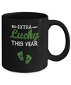 Funny St Patricks Day Gift Pregnancy Announcement Pregnant Mug Coffee Mug | Teecentury.com