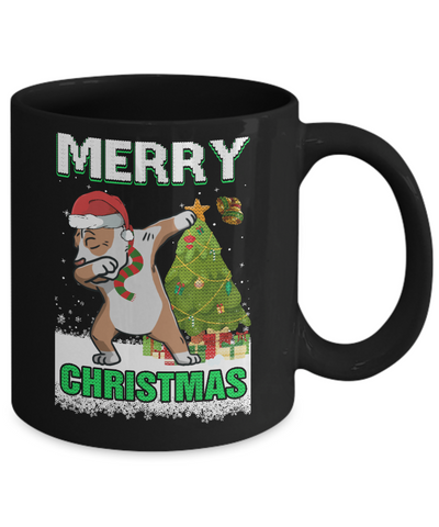 Cute Pit bull Claus Merry Christmas Ugly Sweater Mug Coffee Mug | Teecentury.com