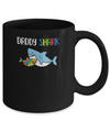 Daddy Shark Support Autism Awareness For Child Mug Coffee Mug | Teecentury.com