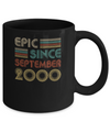 Epic Since September 2000 Vintage 22th Birthday Gifts Mug Coffee Mug | Teecentury.com