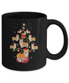 Cute Corgi Christmas Tree Dogs Lover Mug Coffee Mug | Teecentury.com