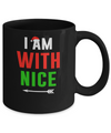 I'm With Nice Matching Christmas Couple Pajamas Mug Coffee Mug | Teecentury.com