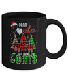 Dear Santa Just Bring Goats Christmas Gift Buffalo Plaid Mug Coffee Mug | Teecentury.com