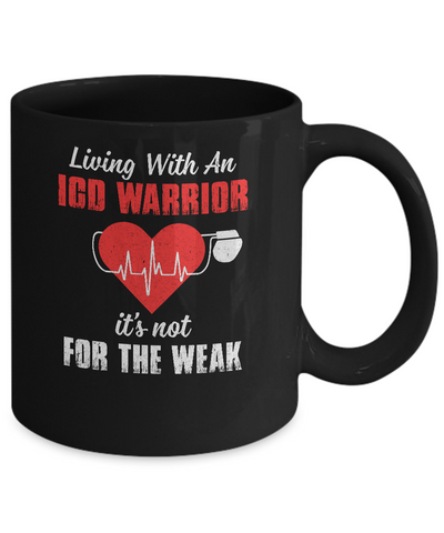 Living With An Implantable Cardioverter Defibrillator Mug Coffee Mug | Teecentury.com