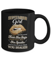 September Girl Knows More Than She Says Birthday Gift Mug Coffee Mug | Teecentury.com