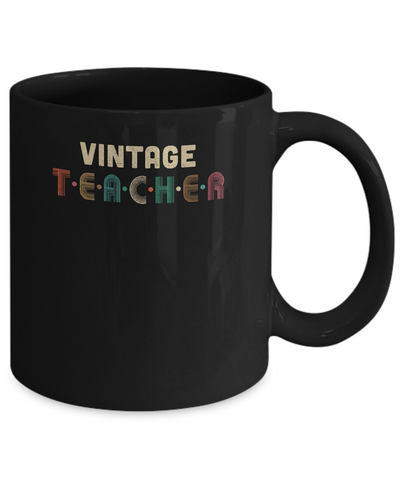 Vintage Teacher Back To School Gifts Mug Coffee Mug | Teecentury.com