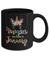 Cute Unicorns Are Born In January Birthday Gift Mug Coffee Mug | Teecentury.com