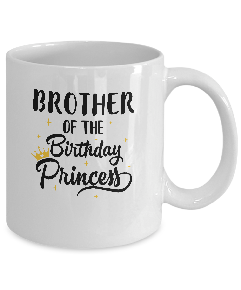 Brother Of The Birthday Princess Matching Family Party Mug Coffee Mug | Teecentury.com