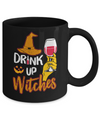 Drink Up Witches Funny Halloween Wine Lover Mug Coffee Mug | Teecentury.com