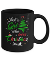 Just A Girl Who Loves Funny Christmas Women Gifts Mug Coffee Mug | Teecentury.com