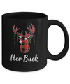 Her Buck Couples Matching Christmas Pajamas Costume Gift Mug Coffee Mug | Teecentury.com