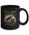 Rock Hard Caulking Services You Got A Hole Caulk Vintage Mug Coffee Mug | Teecentury.com