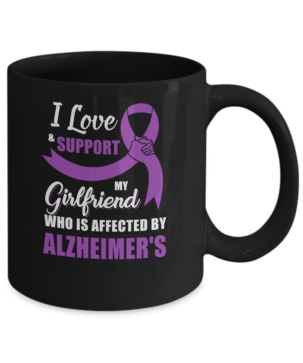 Alzheimer's Awareness Support Purple Girlfriend Boyfriend Mug Coffee Mug | Teecentury.com