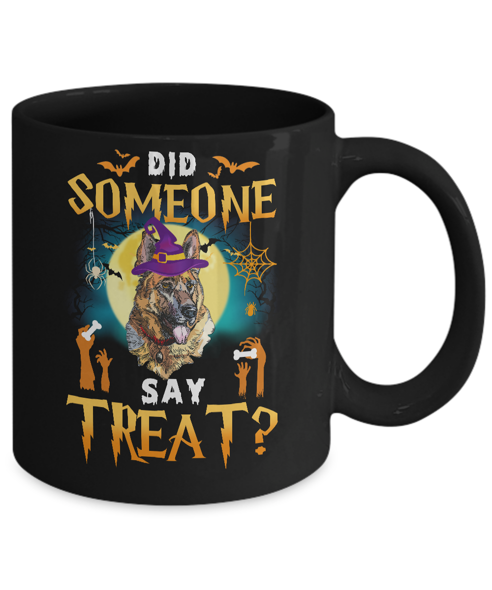 Did Someone Say Treat German Shepherds Halloween Costume Mug Coffee Mug | Teecentury.com