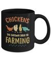 Vintage Chickens The Gateway Drug Funny Farmer Chicken Mug Coffee Mug | Teecentury.com