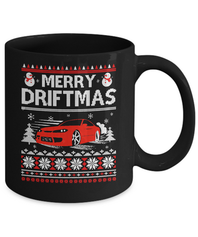 Merry Drifting Car Enthusiasts Sweater Mug Coffee Mug | Teecentury.com