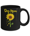 Funny Sunflower Dog Mom Paw Lover Mothers Day Mug Coffee Mug | Teecentury.com