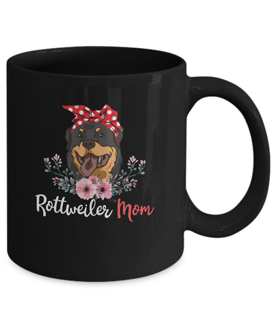 Rottweiler Mom Gift For Women Dog Lover Mug Coffee Mug | Teecentury.com