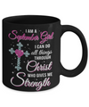 September Girl Christ Gives Me Strength Birthday Gifts Women Mug Coffee Mug | Teecentury.com